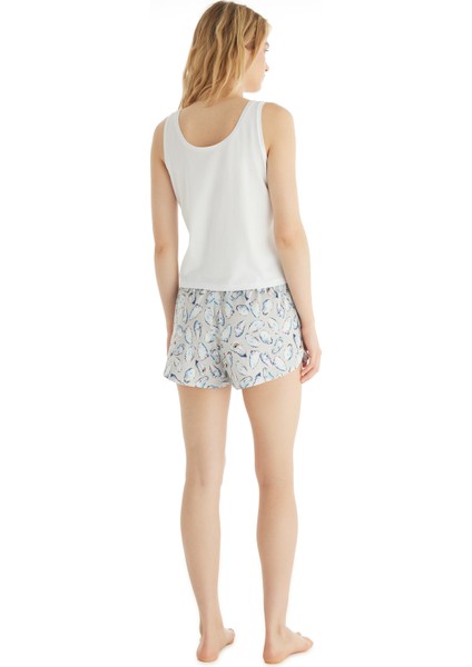 Kadın Pijama Takımı 60541 - Beyaz modelleri