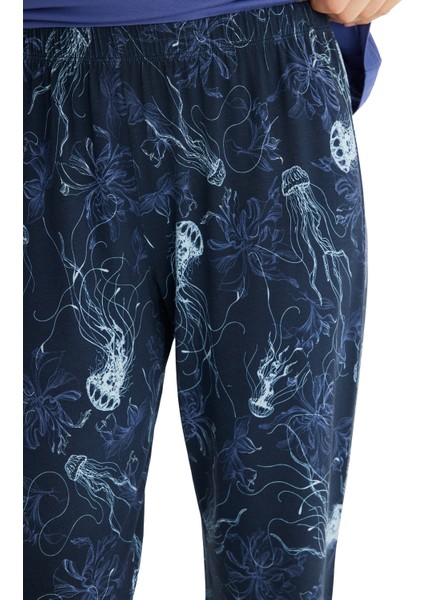 Kadın Pijama Takımı 60538 - Mavi fırsatları