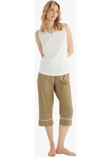 Kadın Pijama Takımı 51864 - Beyaz indirimleri