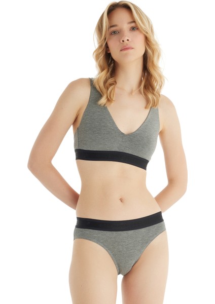 Kadın Slip 51823 - Antrasit Melanj fırsatları