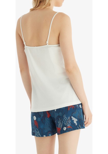 Kadın Pijama Takımı 51848 - Krem fiyatları