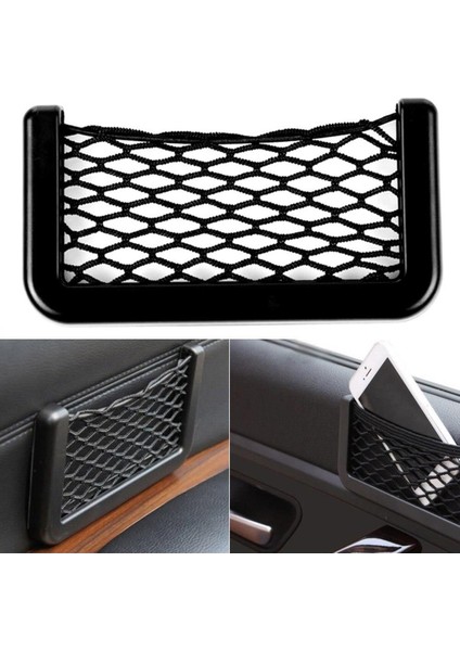 Yapışan Telefon Tutucu Araç İçi Torpidoya Takılan Gözlük Tutacağı Yumuşak Materyal ile