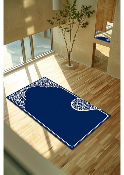 Kalpli Çift Seccadesi Çeyizlik Dekoratif Dijital Baskılı Kaymaz Taban Namazlık 70 x 120 modelleri