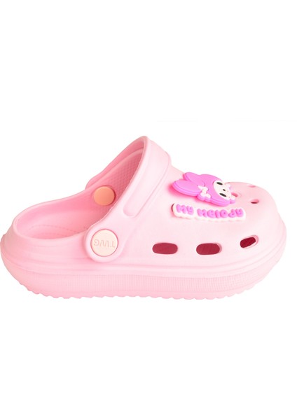 Kuromi My Melody Kız Çocuk Kaymaz Taban Terlik Havuz Plaj Sandaleti modelleri