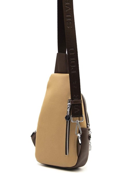 Iki Bölmeli Kadın Vücut Çantası 959 M105 43673 Kum Nix Kahve fırsatları