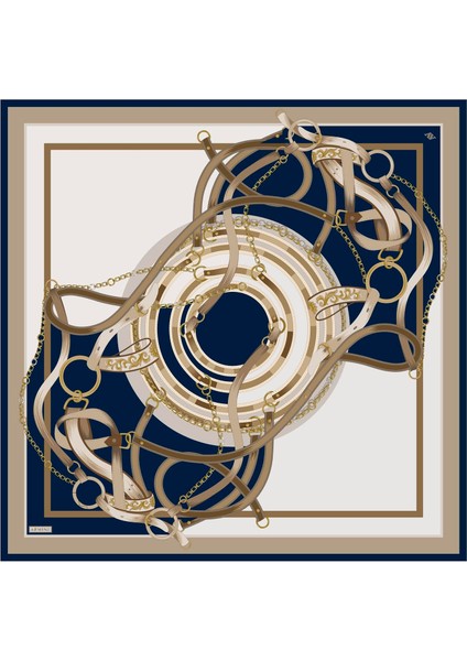 Leopar Desenli Saf İpek Twill Eşarp 9320 02 fırsatları