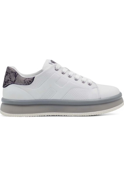 M030 Erkek Deri Sneaker Beyaz