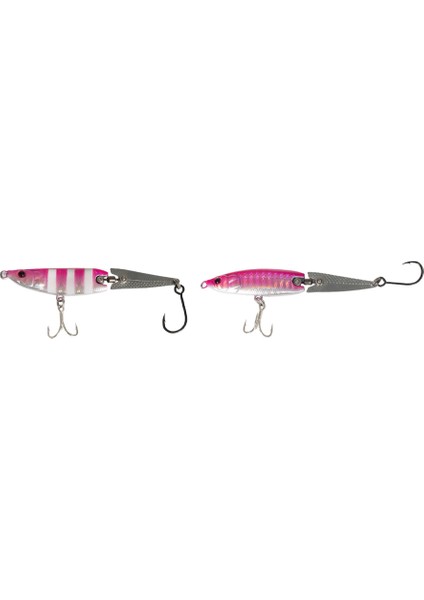 Metal Jack 7,5cm 10GR Jig Yem Renk : Pink Zebra Glow