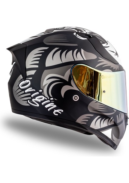 Strada Hardcore Mat Titanyum-Beyaz-Siyah ( Güneş Vizörlü ) modelleri