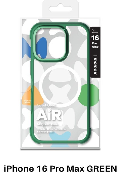 Air caseform magnetic case Apple iPhone 16 pro max (Green) fiyatları
