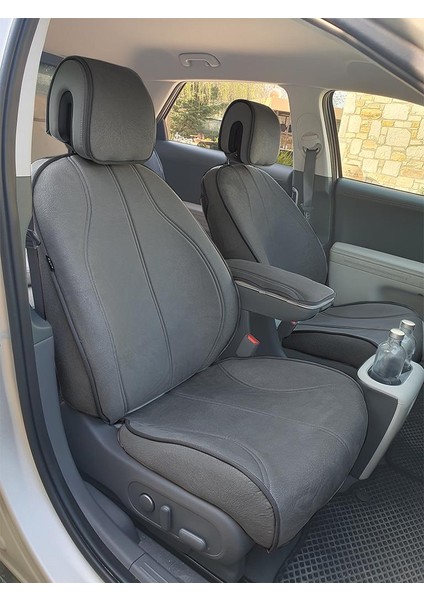 Hyundai Ionıq 5 Oto Koltuk Koruyucu Kılıf Marin Serisi Füme Ioniq 5