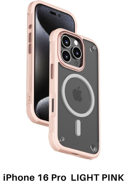 Air caseform magnetic case Apple iPhone 16 pro (Pink)