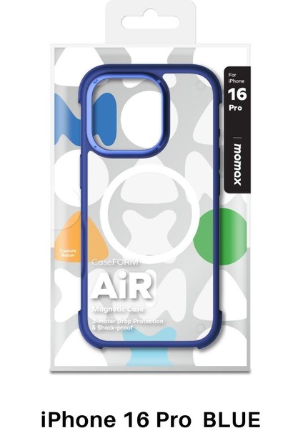 Air caseform magnetic caseApple iPhone 16 pro (Blue) fiyatları