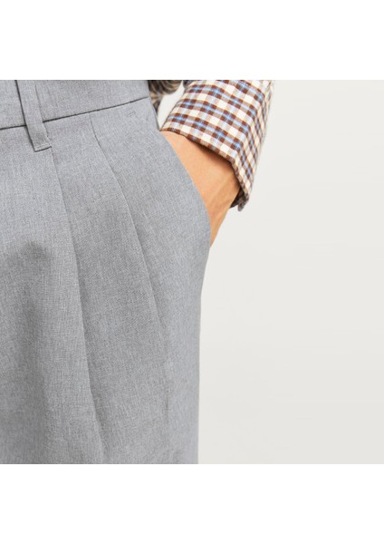 Erkek Pileli Genis Kesim Pantolon - Bill