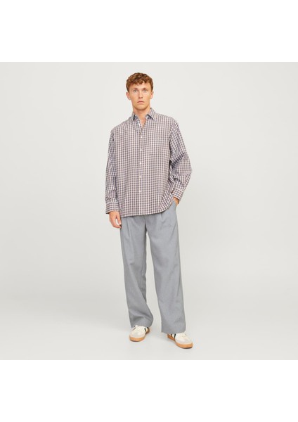 Erkek Pileli Genis Kesim Pantolon - Bill fırsatları