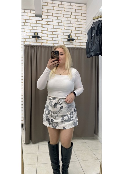 Keten Şort Etek