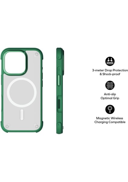 Air caseform magnetic case Apple iPhone 16 pro max (Orange)