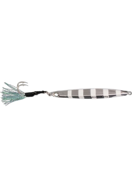 Metalim 10CM 60GR Jig Yem Renk : Zebra Glow
