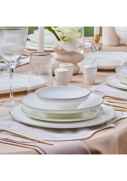 Fine Bone Zenith 55 Parça 12 Kişilik Yemek Takımı Gold fiyatları