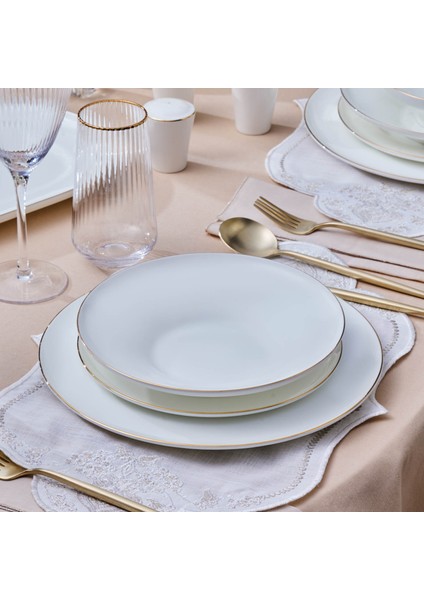 Fine Bone Zenith 55 Parça 12 Kişilik Yemek Takımı Gold indirimleri