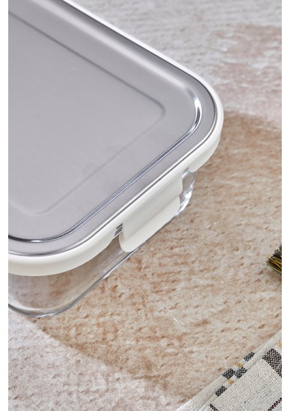 1500 ml Cam Saklama Kabı – Paslanmaz Çelik Kapaklı, Büyük Boy, Gıda Saklama Kabı modelleri