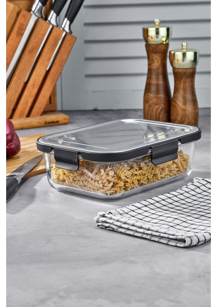 1500 ml Cam Saklama Kabı – Paslanmaz Çelik Kapaklı, Büyük Boy, Gıda Saklama Kabı indirimleri