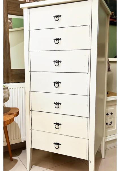 Pirinç Döküm Oksit Siyah Rengi 7 cm Sallantılı/sarkaç Halka Kulp