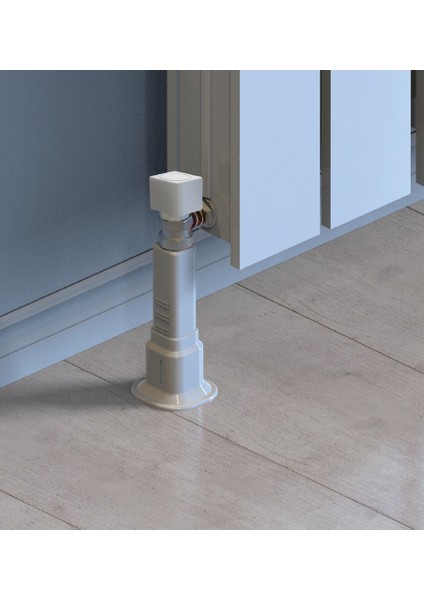 Radyatör Boru Gizleme Ayağı Tekli Petek Aksesuarı Beyaz fiyatları