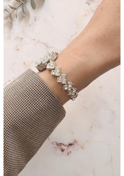 Oceanus Gümüş Taşlı Kadın Kol Saati modelleri