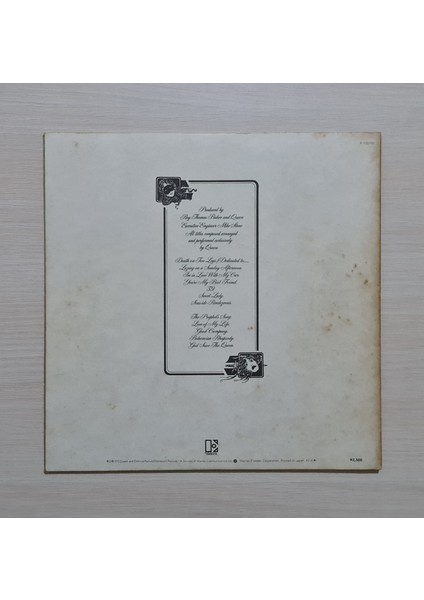 - A Night At The Opera - 1975 - Japon Baskı - Dönem Baskı Plak - Longplay - Lp