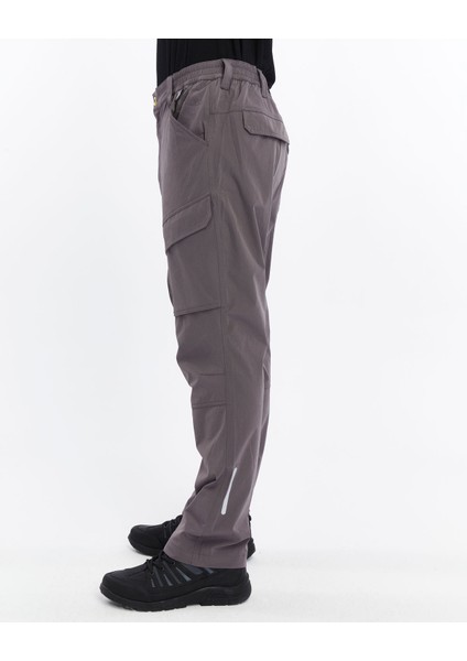 Quick Dry Cargo Trekking Erkek Pantolon-Füme fırsatları