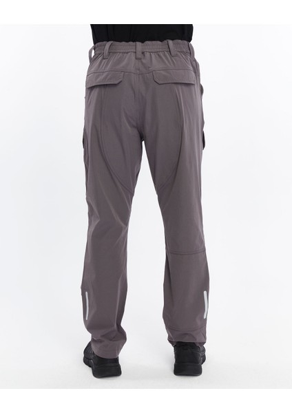 Quick Dry Cargo Trekking Erkek Pantolon-Füme indirimleri