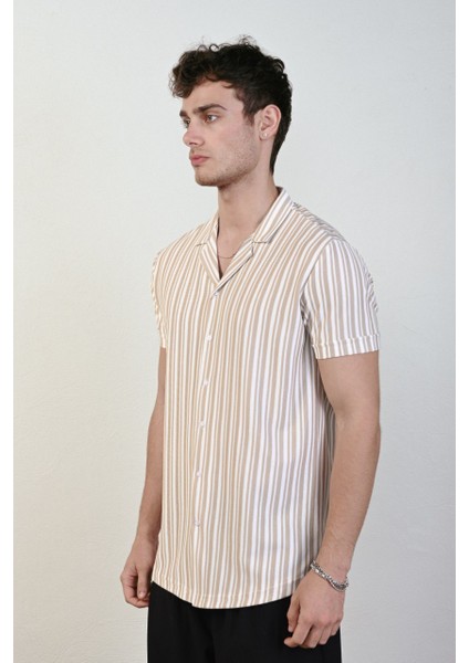 Çizgili Erkek Gömlek modelleri