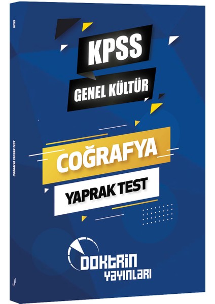 KPSS AGS Coğrafya Yaprak Test