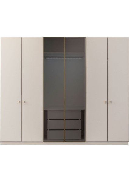 Moon 6 Kapılı Gardrop