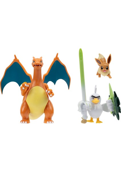 Battle Aksiyon Figür ve Figür 3'lü Set PKW2980