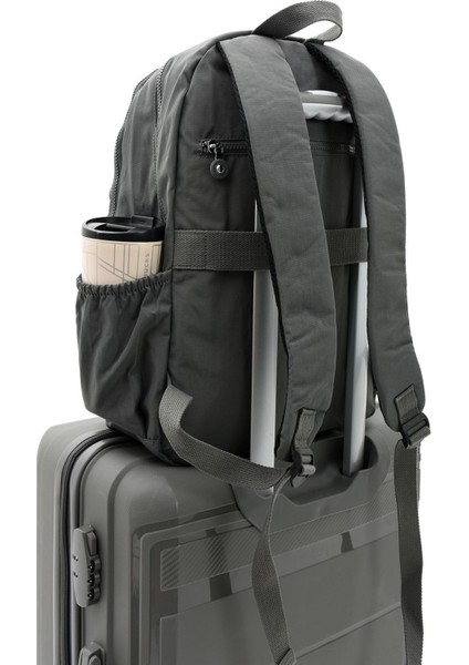 Unisex Suya Dayanıklı Kumaş Laptop Bölmeli Büyük Boy Okul Seyahat Sırt Çantası indirimleri