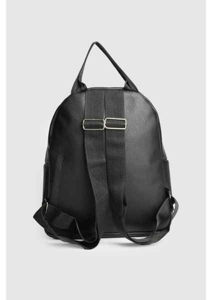 Kadın Nales Donma Suni Deri Sırt Çantası Siyah modelleri