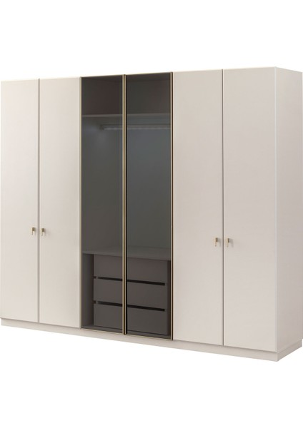 Moon 6 Kapılı Gardrop fırsatları