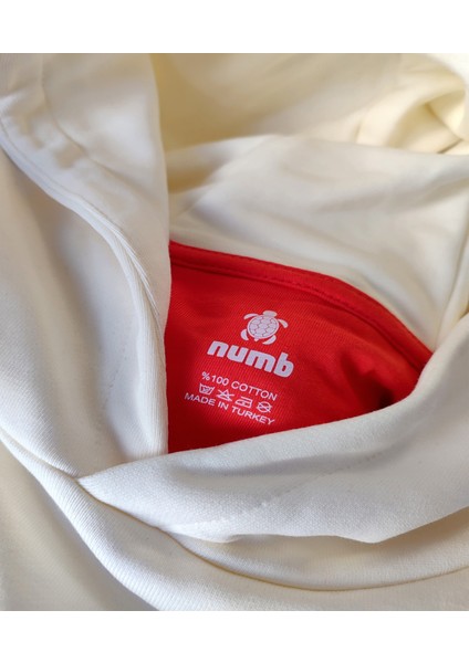 Naturel Beyaz Unisex Hoodie Shirt fırsatları