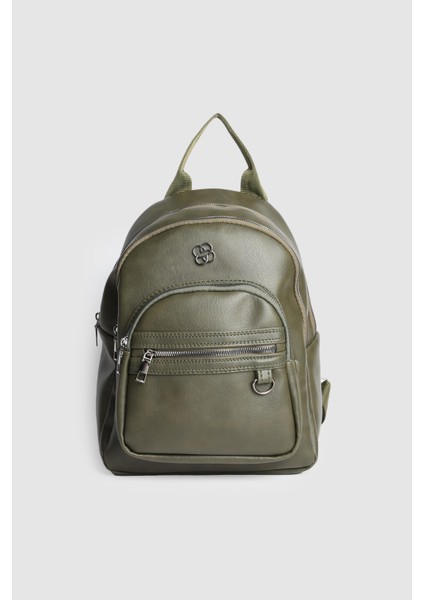 Kadın Nales Donma Suni Deri Sırt Çantası Haki Yeşil fiyatları