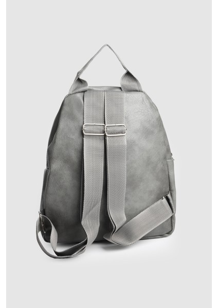 Kadın Nales Donma Suni Deri Sırt Çantası Antrasit fiyatları