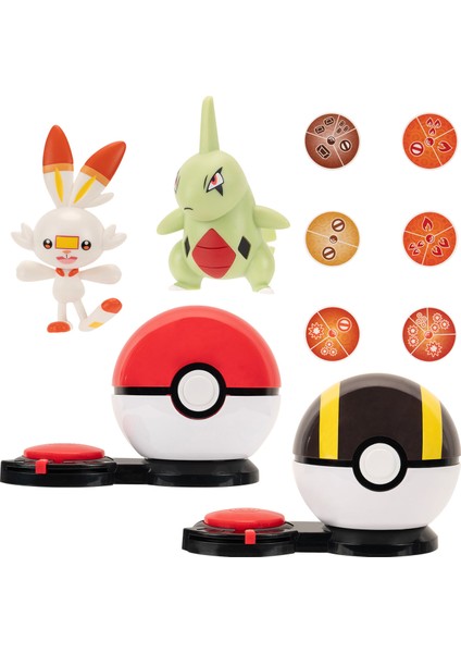 Sürpriz Atak Oyun Seti S4 - Larvitar ve Scorbunny PKW3653