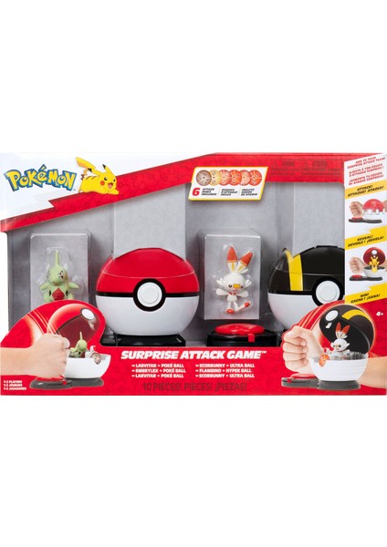 Sürpriz Atak Oyun Seti S4 - Larvitar ve Scorbunny PKW3653