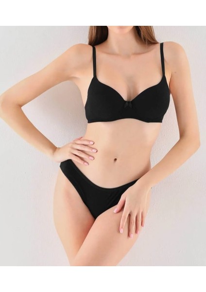 Dolgulu Sütyen ve Külot Takımı - Bralet Seti