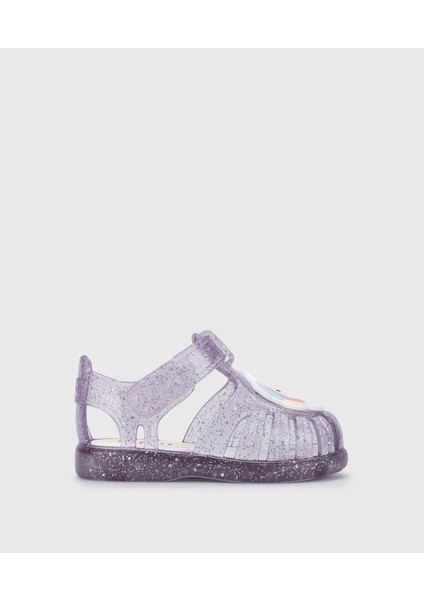 Tobby Unicornio Malva Multi Glitter Çocuk Sandalet S10341-352