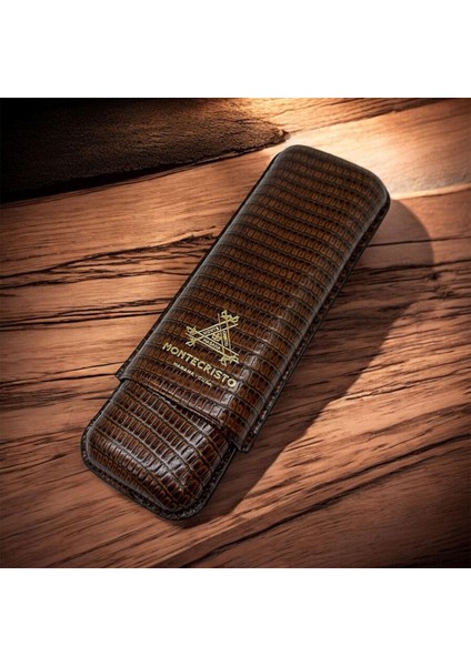 Montecristo Lizard Deri Puro Kılıfı 2li Kahve (64RING) fiyatları