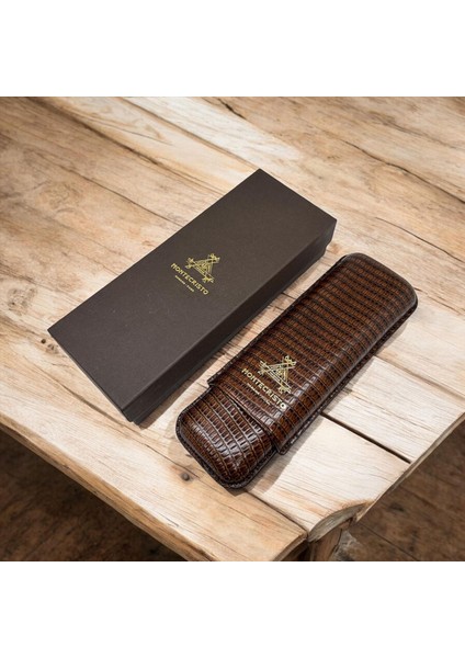 Montecristo Lizard Deri Puro Kılıfı 2li Kahve (64RING) fırsatları