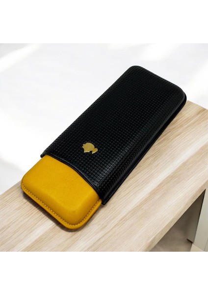 Cohiba Deri Puro Kılıfı 3lü Siyah/sarı (56RING) fiyatları