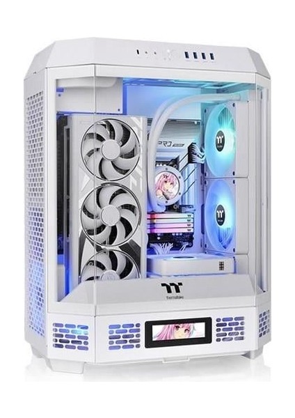 The Tower 600 Tg Gamıng Mıd-Tower Pc Kasası Beyaz